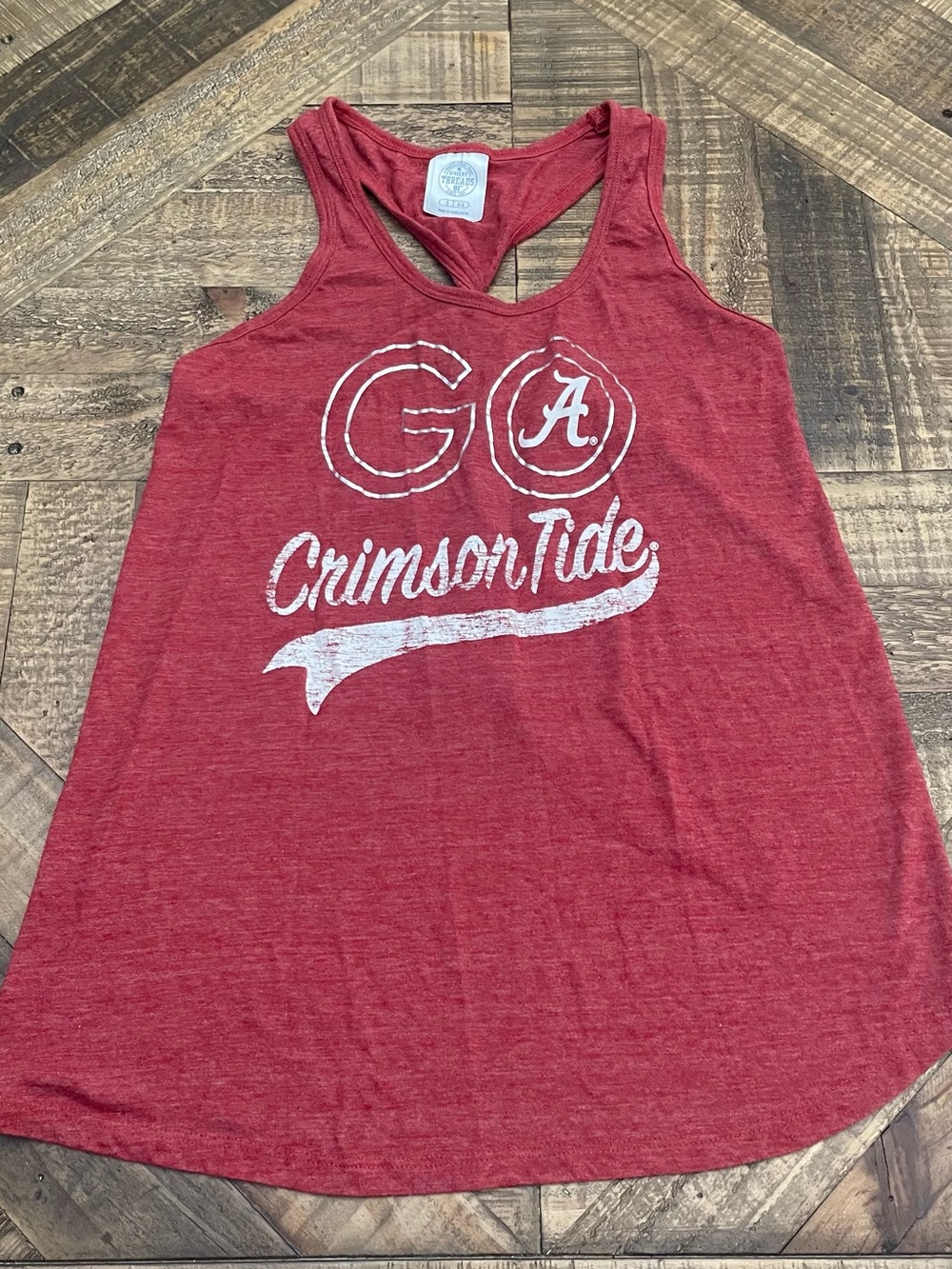 Rivalry Threads Red Racerback Crimson Tide Graphic Tank
